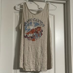 Maurices Beige Grand Canyon Graphic Tank